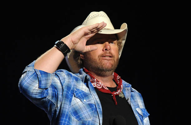 Musician Toby Keith performs onstage during ACM Presents: An All-Star Salute To The Troops at the MGM Grand Garden Arena on April 7, 2014 in Las...