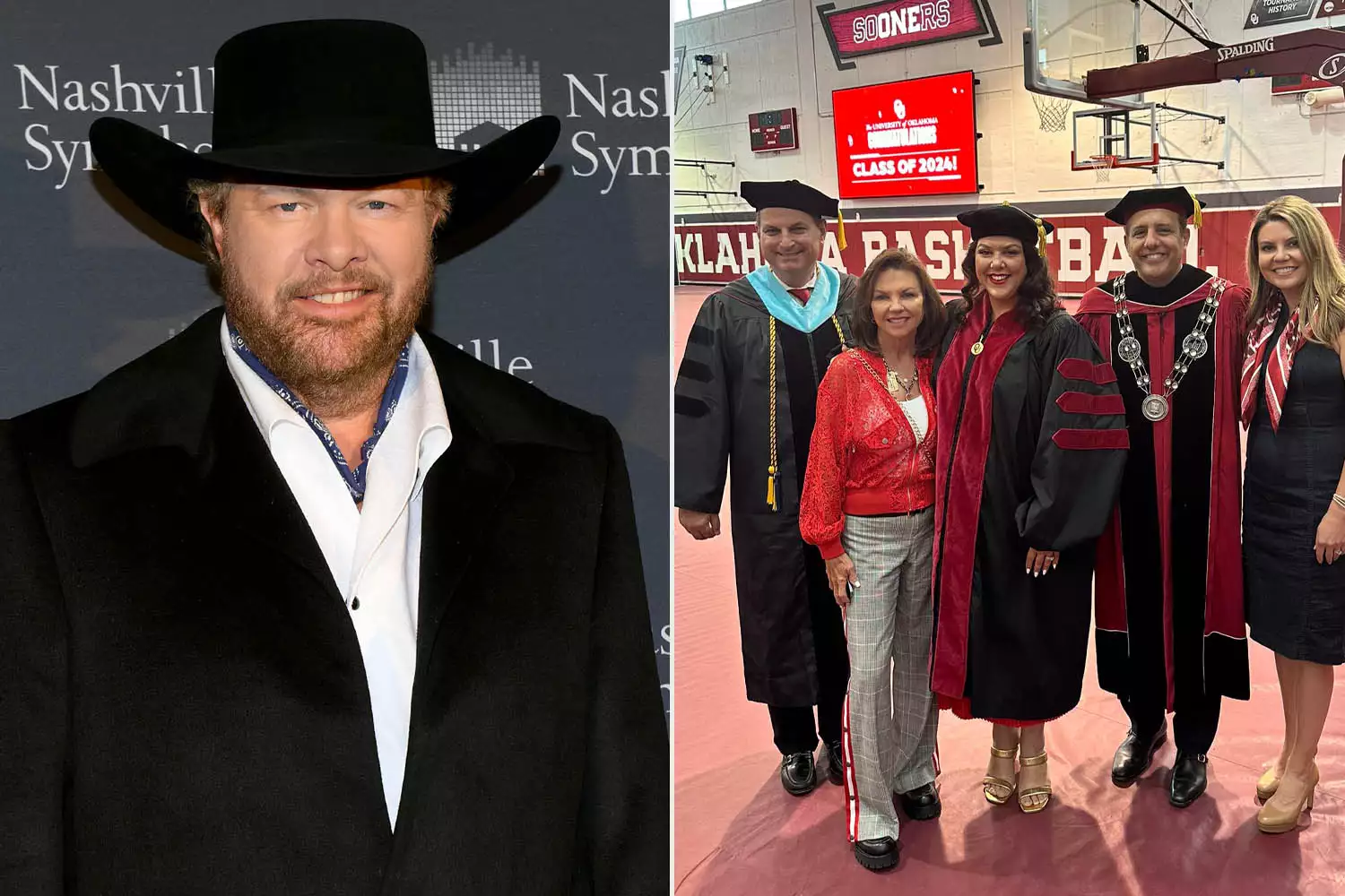 Toby Keith / daughter krystal keith honorary degree oklahoma twitter