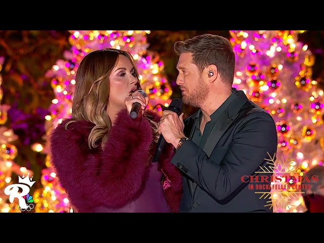 Carly Pearce & Michael Bublé | Maybe This Christmas | Christmas In Rockefeller Center 2025 - YouTube